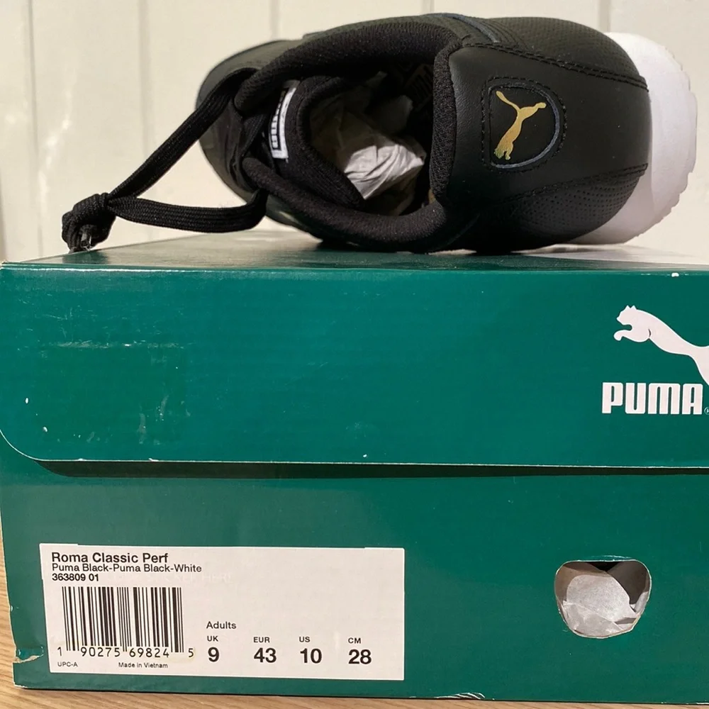 PUMA Roma Classic Per black and white new! - Picture 7 of 10